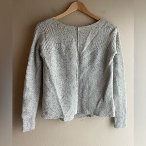 100% Cashmere Women Gray Round Neck Sweater Size Small